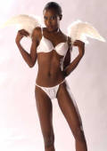 Beautiful black teen angel strips.