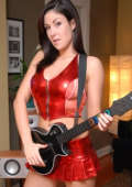 Krissy makes the perfect rocker chick